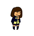 女子高生ニャオちゃん（個別スタンプ：3）