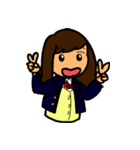 女子高生ニャオちゃん（個別スタンプ：4）