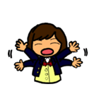 女子高生ニャオちゃん（個別スタンプ：5）