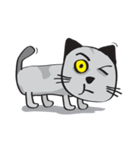 Grayscale Cat（個別スタンプ：9）