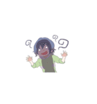 パーカー系女子（個別スタンプ：9）