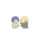 パーカー系女子（個別スタンプ：11）
