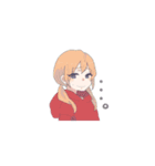 パーカー系女子（個別スタンプ：16）
