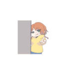 パーカー系女子（個別スタンプ：40）