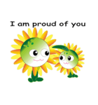 Sunflower little girl（個別スタンプ：4）