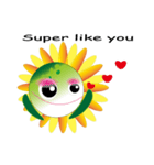 Sunflower little girl（個別スタンプ：7）