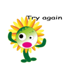 Sunflower little girl（個別スタンプ：10）