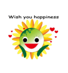 Sunflower little girl（個別スタンプ：11）