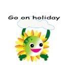 Sunflower little girl（個別スタンプ：14）