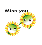 Sunflower little girl（個別スタンプ：17）