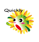 Sunflower little girl（個別スタンプ：18）