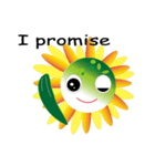 Sunflower little girl（個別スタンプ：21）