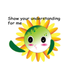 Sunflower little girl（個別スタンプ：22）