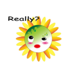 Sunflower little girl（個別スタンプ：23）
