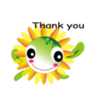 Sunflower little girl（個別スタンプ：26）