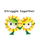 Sunflower little girl（個別スタンプ：27）