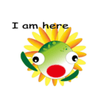 Sunflower little girl（個別スタンプ：28）