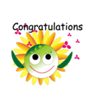 Sunflower little girl（個別スタンプ：29）