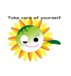 Sunflower little girl（個別スタンプ：32）