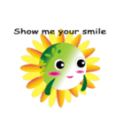 Sunflower little girl（個別スタンプ：36）