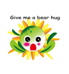 Sunflower little girl（個別スタンプ：37）