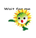 Sunflower little girl（個別スタンプ：38）