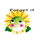 Sunflower little girl（個別スタンプ：40）