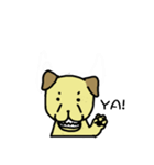 The voice of a smart dog（個別スタンプ：35）