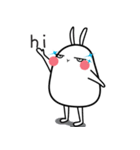 rabbit what happened（個別スタンプ：4）