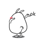 rabbit what happened（個別スタンプ：7）
