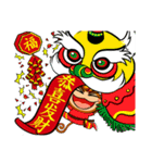 Happy Fire Monkey CNY（個別スタンプ：5）