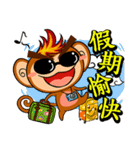 Happy Fire Monkey CNY（個別スタンプ：28）