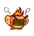 Happy Fire Monkey CNY（個別スタンプ：33）