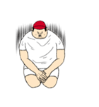 He is good mood of red hat（個別スタンプ：12）