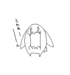 ホワイトうさぎ（個別スタンプ：11）