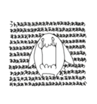 ホワイトうさぎ（個別スタンプ：12）