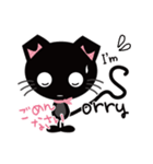 しっぽで話す黒猫にゃんくろっち（個別スタンプ：11）