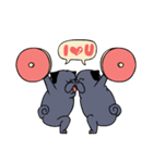 Crossfit Pug（個別スタンプ：22）