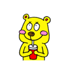 でべそなクマ君（個別スタンプ：15）