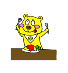 でべそなクマ君（個別スタンプ：17）