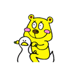 でべそなクマ君（個別スタンプ：21）