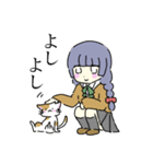 会話に使える女の子スタンプ（個別スタンプ：30）
