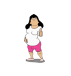 未婚女子（個別スタンプ：30）