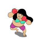 未婚女子（個別スタンプ：35）