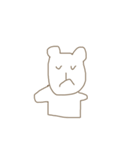 くまにんげん（個別スタンプ：16）