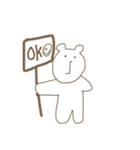 くまにんげん（個別スタンプ：32）