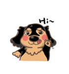 Cute Dachshund_Nunu（個別スタンプ：1）