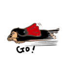 Cute Dachshund_Nunu（個別スタンプ：21）