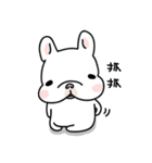 French Bulldog-White Bubble3（個別スタンプ：11）