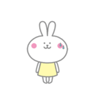 しろうさ "ラビちゃん"（個別スタンプ：13）
